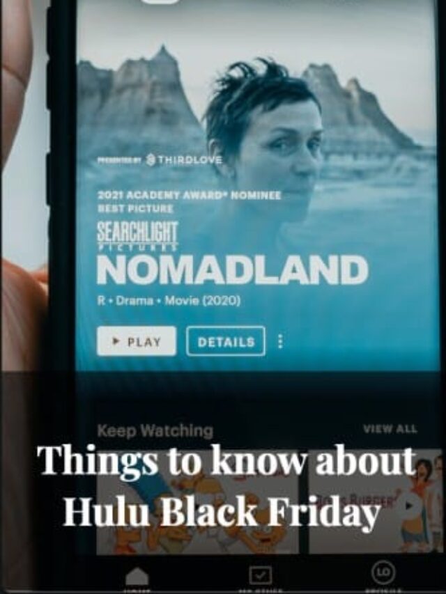 Things To Know About Hulu Black Friday Onetechspot